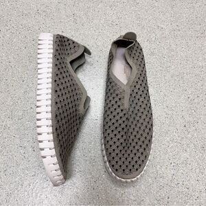 Ilse Jacobsen Tulip 139 Flat Casual Slip On Shoes Women’s 41 Stone Grey